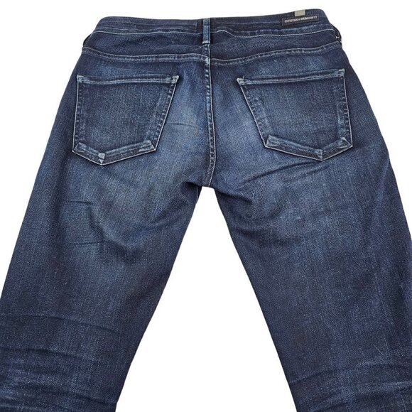 Citizens of Humanity Women’s Arielle Mid Rise Slim Dark Wash Blue Jeans - Sze 26 - Picture 12 of 16